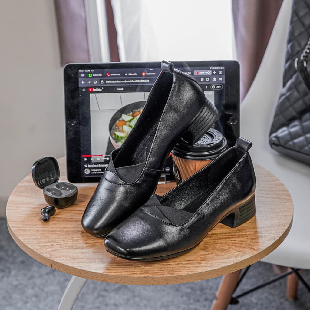Thumbnail gambar ke-8 produk Pollux Monday WDQ 5518 - Sepatu Kerja Wanita | Sepatu Wanita Bahan Kulit Asli | Pantovel Wanita