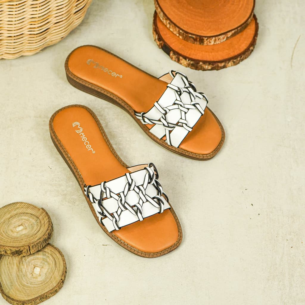 Gambar ke-5 produk Mecer Daily WWH59213 36-40 Sandal Flat Sandal Slip On Wanita