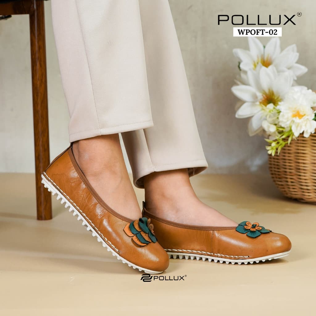 Gambar ke-10 produk Pollux Monday WPOFT 02 Sepatu Flatshoes Wanita Bahan Kulit Asli | Sepatu Flat Wanita