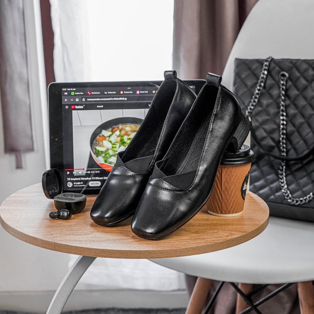 Thumbnail gambar ke-6 produk Pollux Monday WDQ 5518 - Sepatu Kerja Wanita | Sepatu Wanita Bahan Kulit Asli | Pantovel Wanita