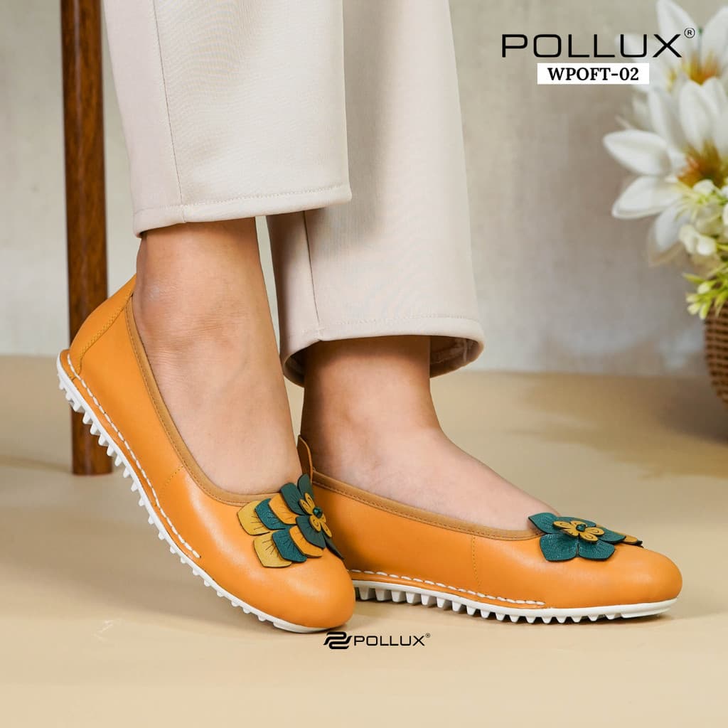Thumbnail gambar ke-2 produk Pollux Monday WPOFT 02 Sepatu Flatshoes Wanita Bahan Kulit Asli | Sepatu Flat Wanita