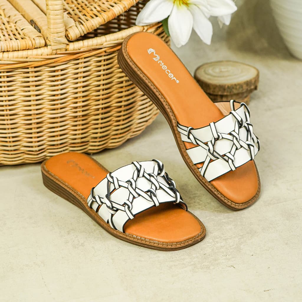Gambar ke-5 produk Mecer Daily WWH59213 36-40 Sandal Flat Sandal Slip On Wanita