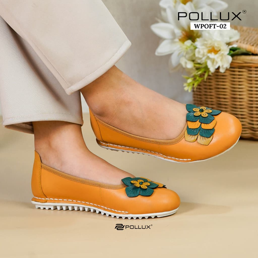 Gambar ke-10 produk Pollux Monday WPOFT 02 Sepatu Flatshoes Wanita Bahan Kulit Asli | Sepatu Flat Wanita