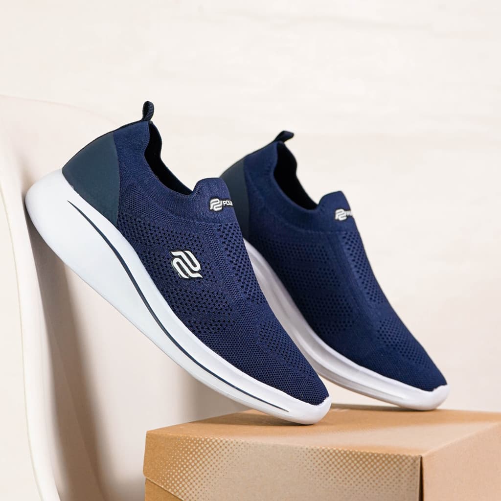 Gambar ke-10 produk Pollux Active SJD M668 - Sepatu Sneakers Pria Kekinian | Sepatu Casual Pria Slip On Anti Slip