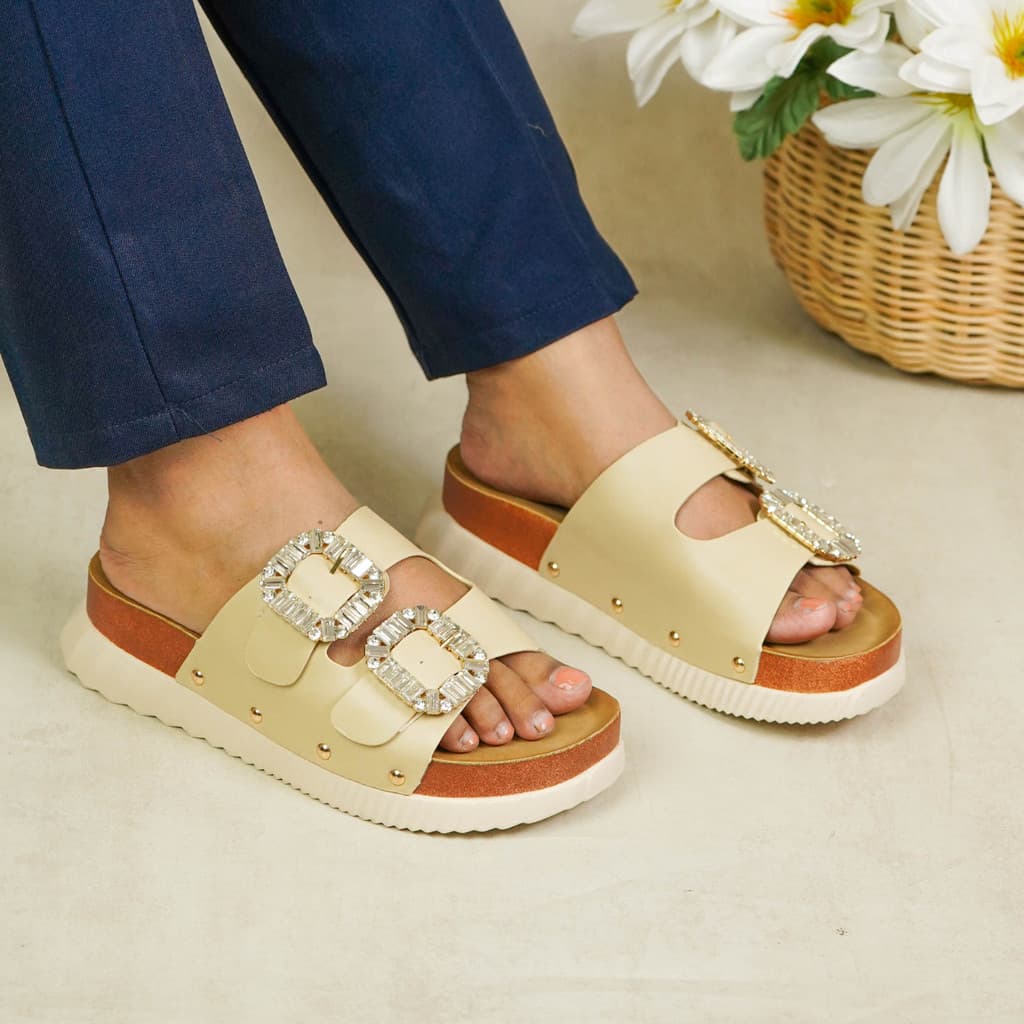 Gambar ke-7 produk Mecer Daily WWH 2614A - Sandal  Wedges Wanita Slip On