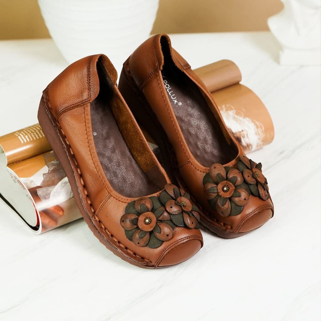 Thumbnail gambar ke-6 produk Pollux Monday WDQ 8551 - Sepatu Wanita Kekinian Bahan Kulit Asli Tinggi 5Cm