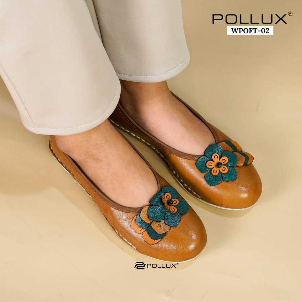 Gambar ke-10 produk Pollux Monday WPOFT 02 Sepatu Flatshoes Wanita Bahan Kulit Asli | Sepatu Flat Wanita