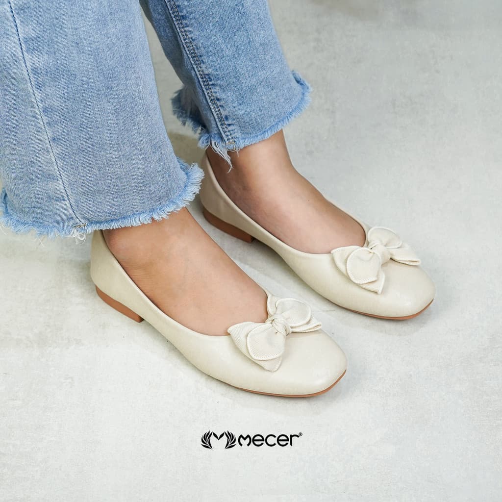 Gambar ke-7 produk Mecer Classic WYH 58133 Flat shoes Wanita Kekinian | Sepatu Kerja Wanita