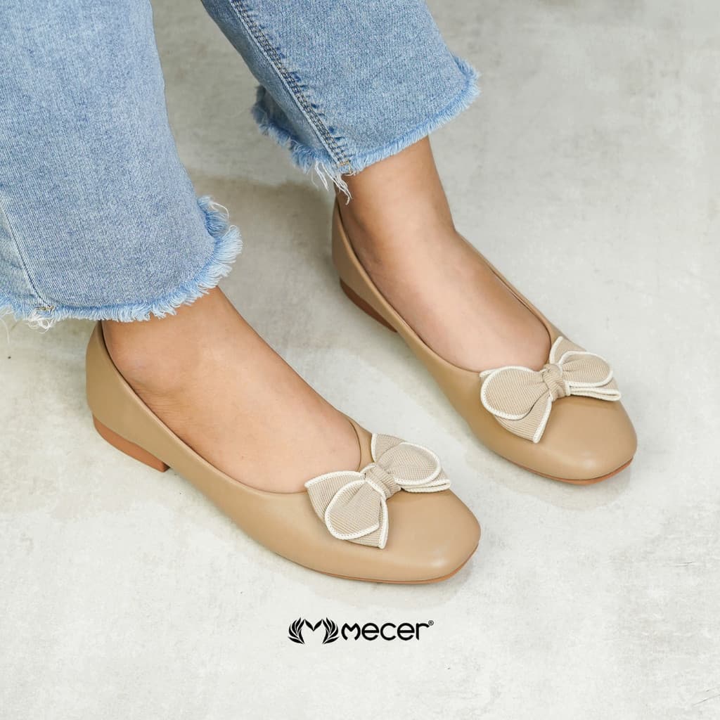 Thumbnail gambar ke-5 produk Mecer Classic WYH 58133 Flat shoes Wanita Kekinian | Sepatu Kerja Wanita
