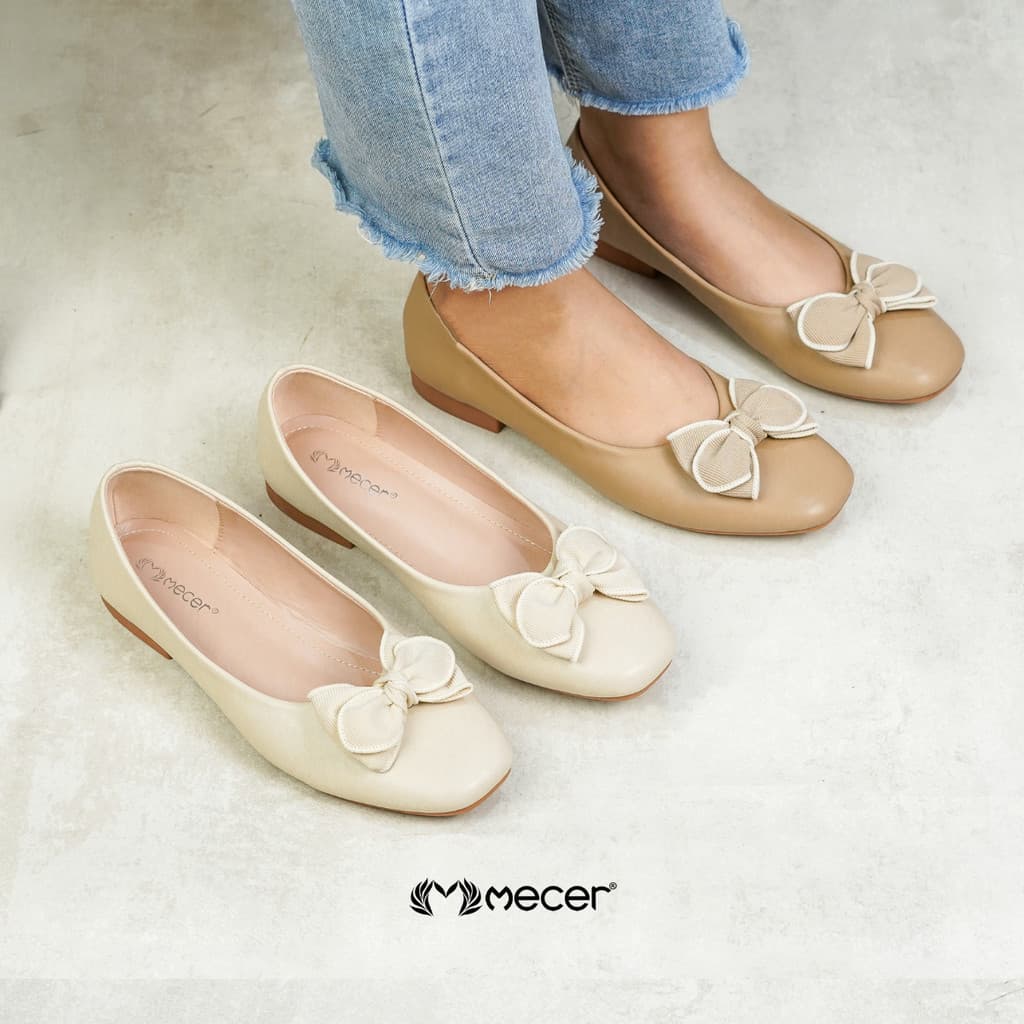 Thumbnail gambar ke-2 produk Mecer Classic WYH 58133 Flat shoes Wanita Kekinian | Sepatu Kerja Wanita