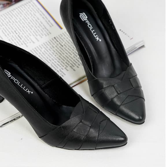 Thumbnail gambar ke-8 produk Pollux Monday WPOKV 06 - Sepatu Heels Kerja Wanita | Sepatu Kantor Wanita Kulit Asli | High Heels