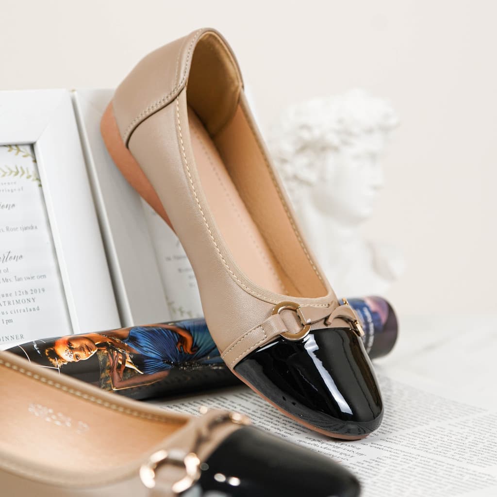 Thumbnail gambar ke-6 produk Mecer Classic WYH 50221 - Flat Shoes Sepatu Kerja Wanita | Sepatu Kantor Wanita | Sepatu Kuliah