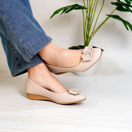 Gambar produk Mecer Classic WYH 8885A Sepatu Kerja Wanita | Sepatu Kantor | Sepatu Kuliah | Flat Shoes Kekinian