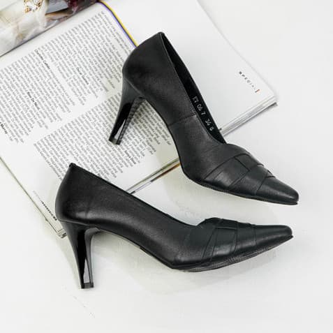 Thumbnail gambar ke-7 produk Pollux Monday WPOKV 06 - Sepatu Heels Kerja Wanita | Sepatu Kantor Wanita Kulit Asli | High Heels