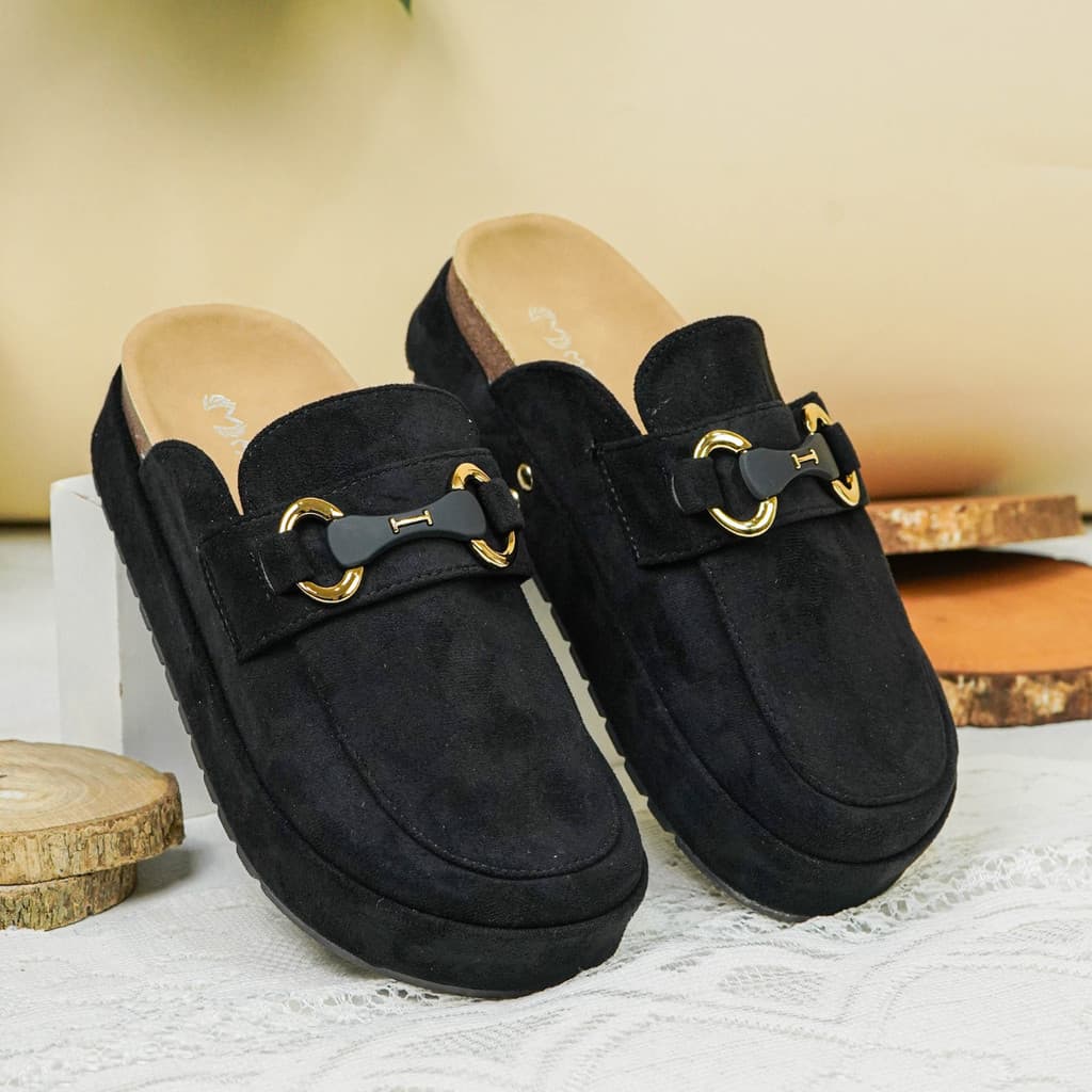 Thumbnail gambar ke-5 produk Mecer Daily WWH 15112 - Sandal Flat Wanita Kekinian | Sandal Daily | Sandal Slip On Wanita