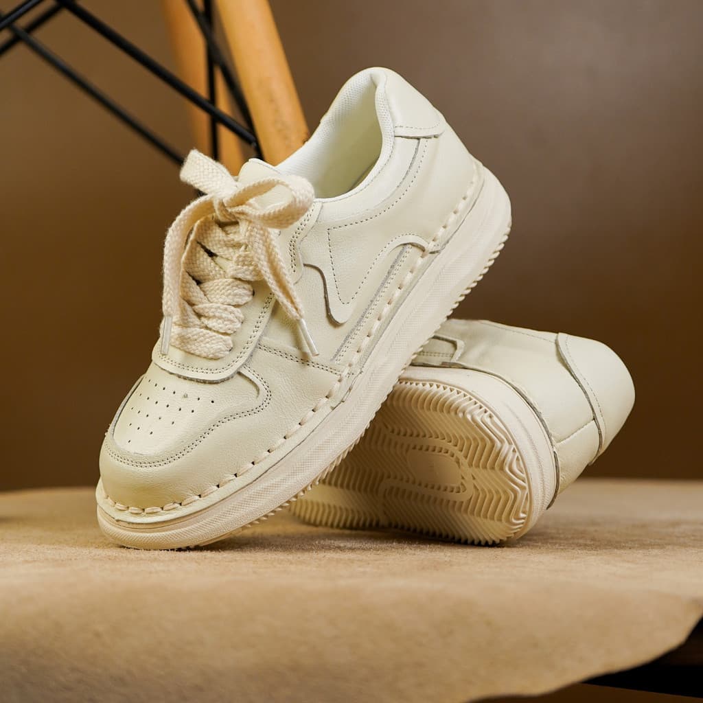 Thumbnail gambar ke-5 produk Pollux Bold WBB 9088 - Sepatu Sneakers Wanita Kekinian | Ssepatu Bahan Kulit Asli