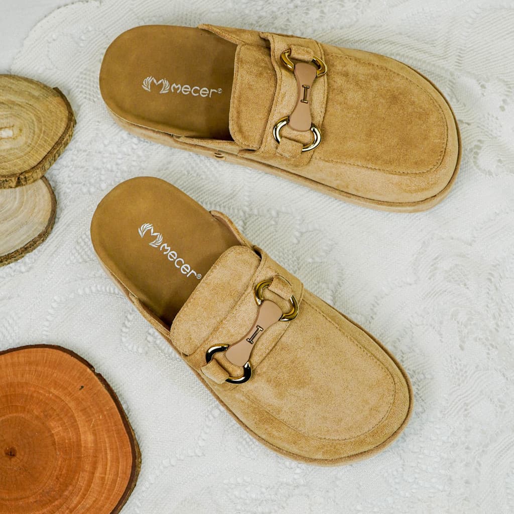 Thumbnail gambar ke-2 produk Mecer Daily WWH 15112 - Sandal Flat Wanita Kekinian | Sandal Daily | Sandal Slip On Wanita
