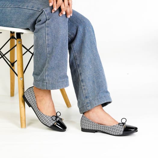 Gambar produk Mecer Classic WYH 65132 - Sepatu Kerja Wanita | Sepatu Kantor | Sepatu Kuliah | Flat Shoes Kekinian