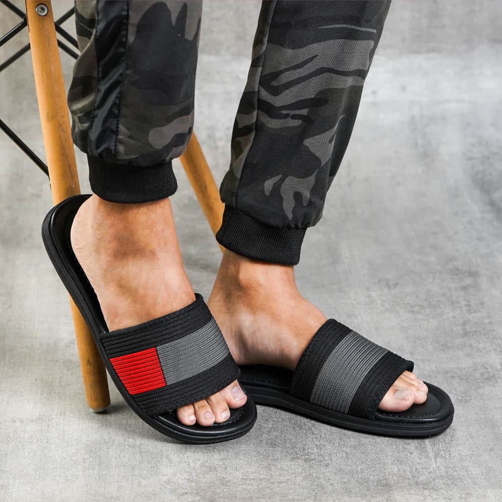 Thumbnail gambar ke-2 produk Evergreen Dong 01 - Sandal Pria Casual Kekinian | Model Slide | Sandal Distro
