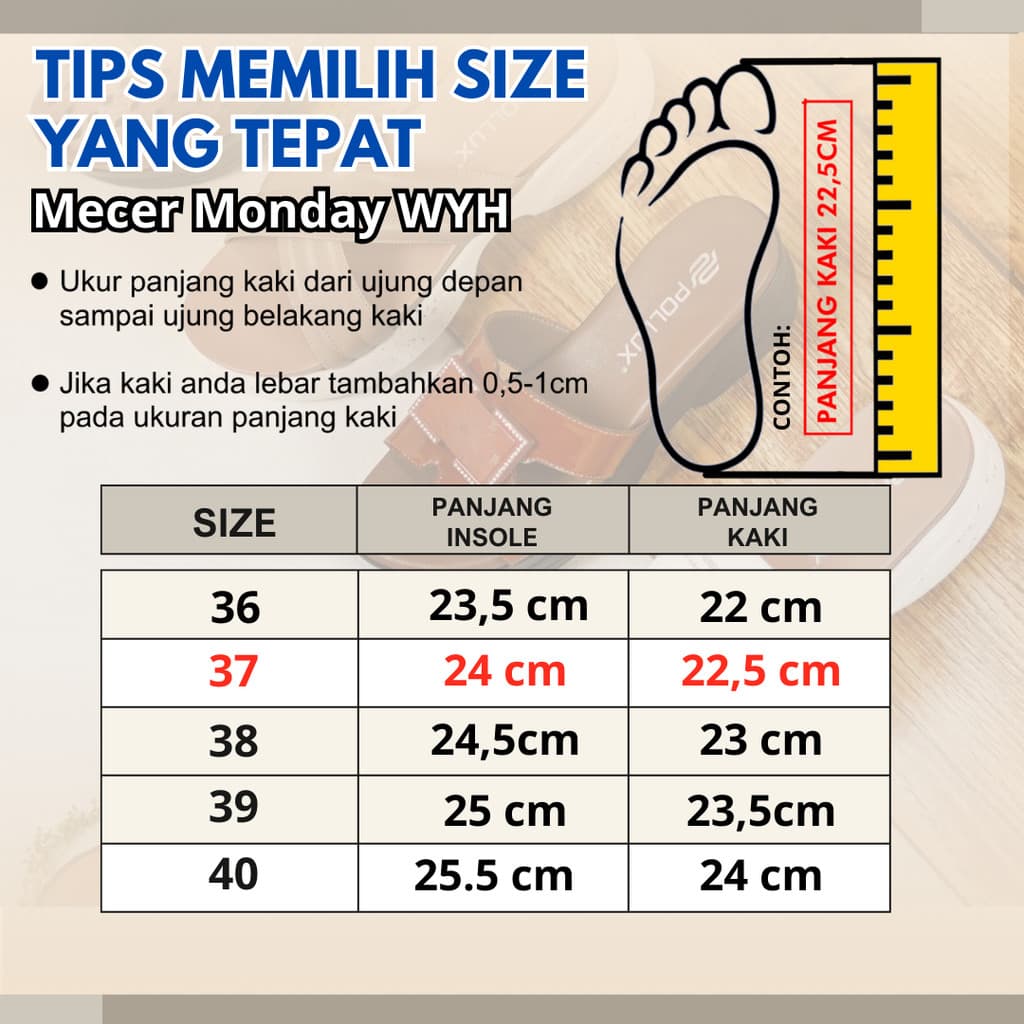 Thumbnail gambar ke-5 produk Mecer Monday WYH 37188 - Sepatu Hak Wanita Mules Stiletto Party Wedding Graduation Wisuda | Heels
