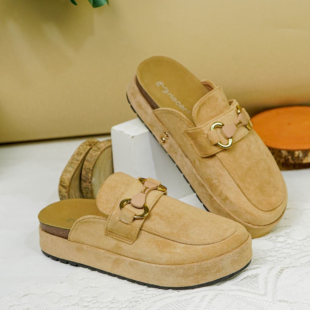Thumbnail gambar ke-6 produk Mecer Daily WWH 15112 - Sandal Flat Wanita Kekinian | Sandal Daily | Sandal Slip On Wanita