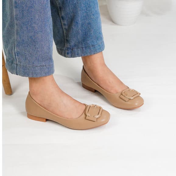 Thumbnail gambar ke-5 produk Mecer Classic WYH 58107 Sepatu Kerja Wanita | Sepatu Kantor Wanita | Sepatu Kuliah | Flat Shoes Kekinian