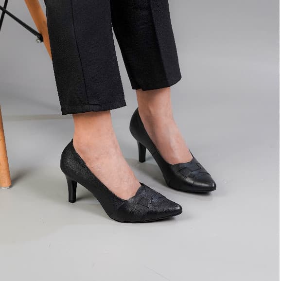 Thumbnail gambar ke-3 produk Pollux Monday WPOKV 06 - Sepatu Heels Kerja Wanita | Sepatu Kantor Wanita Kulit Asli | High Heels