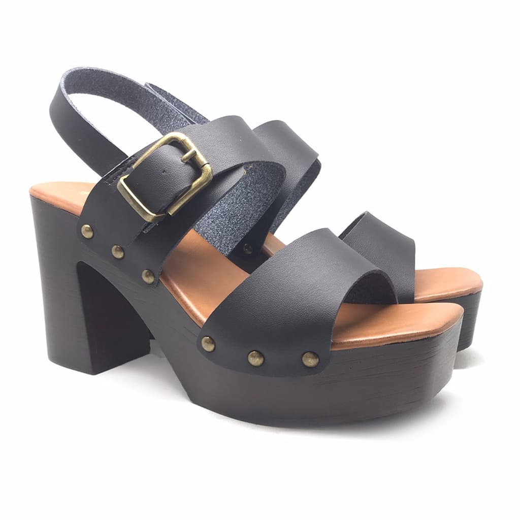 Gambar ke-8 produk Sepatu Heels Wanita | Heels Chunky Wanita | Sandal Heels 5Cm - Mecer Classic Wcs 5Y05