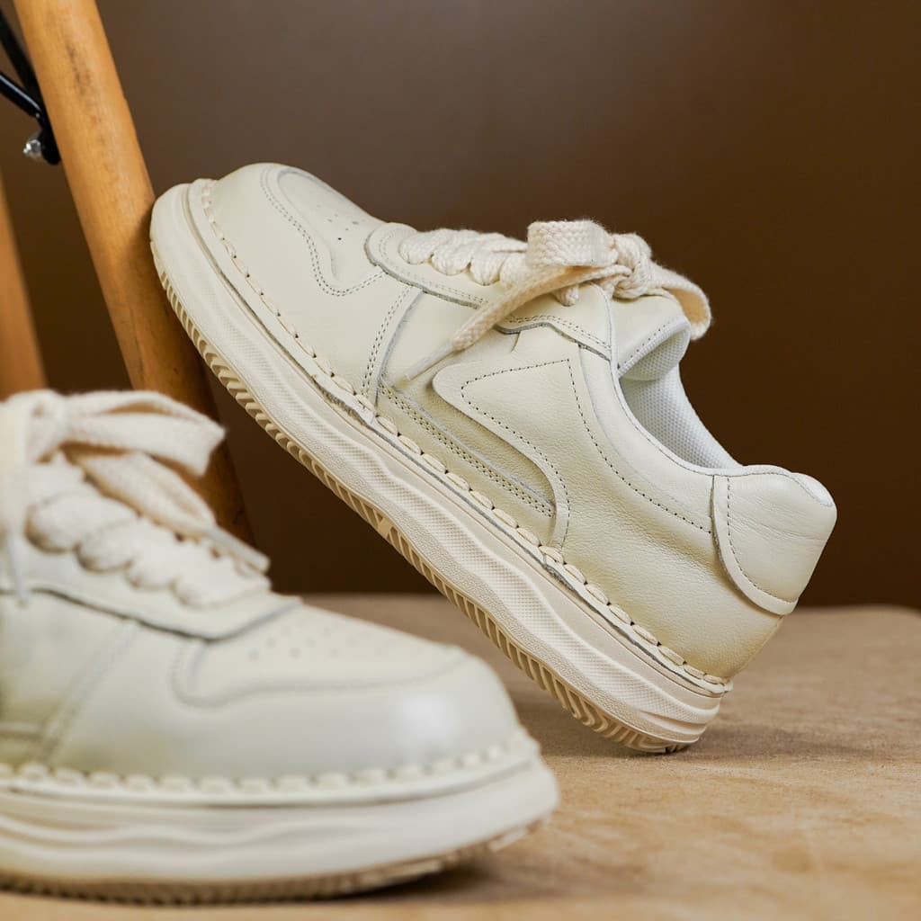 Thumbnail gambar ke-4 produk Pollux Bold WBB 9088 - Sepatu Sneakers Wanita Kekinian | Ssepatu Bahan Kulit Asli