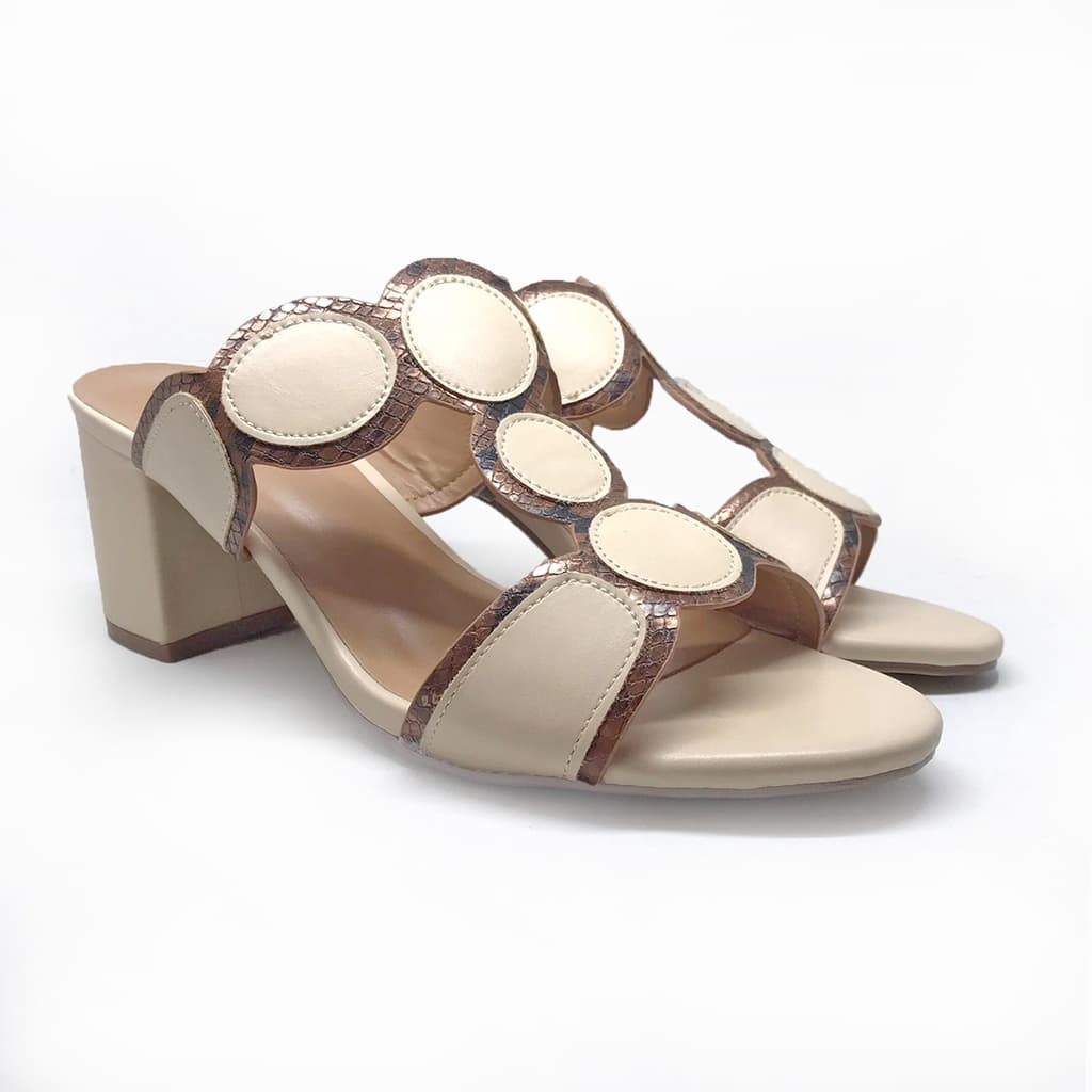Thumbnail gambar ke-2 produk Mecer Simplicity Wcs M061 - Heels Wanita | Sandal Heels | Heels Chunky Wanita