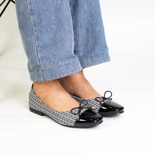 Thumbnail gambar ke-5 produk Mecer Classic WYH 65132 - Sepatu Kerja Wanita | Sepatu Kantor | Sepatu Kuliah | Flat Shoes Kekinian