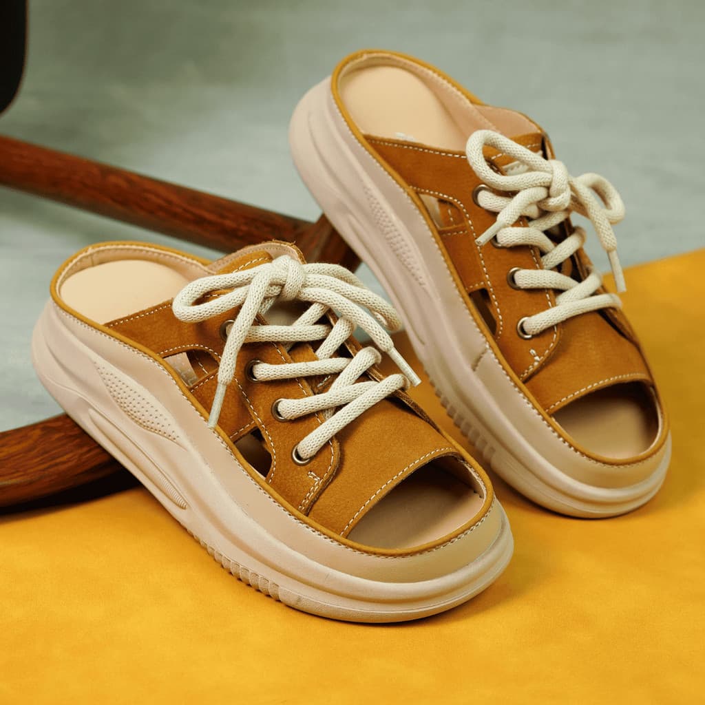 Gambar ke-6 produk Pollux Bold Wbb 24091 - Sepatu Sandal Wanita Kekinian | Bahan Kulit Asli | Sandal Casual