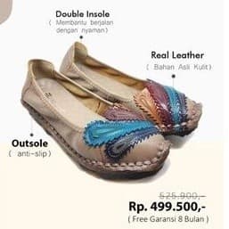 Gambar ke-8 produk Pollux Monday WDQ 0218 - Flat Shoes | Sepatu Flat Wanita Bahan Kulit | Sepatu Kerja | Sepatu Ngantor