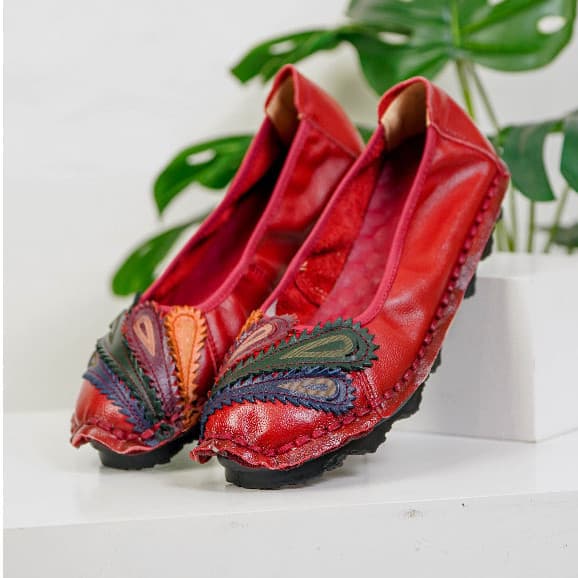 Thumbnail gambar ke-3 produk Pollux Monday WDQ 0218 - Flat Shoes | Sepatu Flat Wanita Bahan Kulit | Sepatu Kerja | Sepatu Ngantor