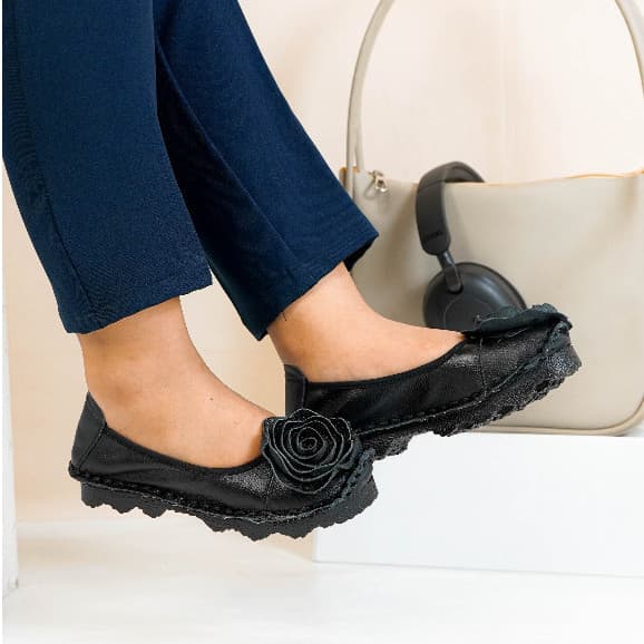 Thumbnail gambar ke-8 produk Pollux Monday WDQ 2016 - Sepatu Flat Shoes Bahan Kulit Asli | Sepatu Kerja | Sepatu Casual