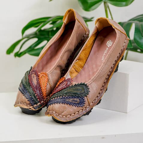 Gambar ke-8 produk Pollux Monday WDQ 0218 - Flat Shoes | Sepatu Flat Wanita Bahan Kulit | Sepatu Kerja | Sepatu Ngantor