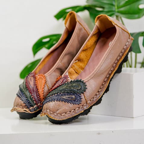 Thumbnail gambar ke-5 produk Pollux Monday WDQ 0218 - Flat Shoes | Sepatu Flat Wanita Bahan Kulit | Sepatu Kerja | Sepatu Ngantor