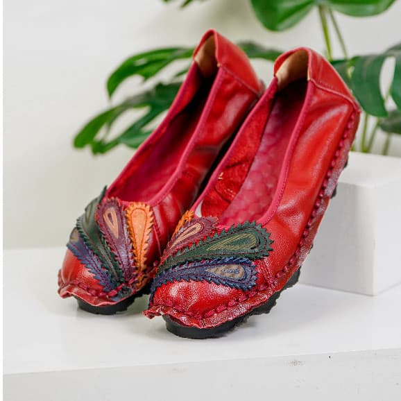 Thumbnail gambar ke-2 produk Pollux Monday WDQ 0218 - Flat Shoes | Sepatu Flat Wanita Bahan Kulit | Sepatu Kerja | Sepatu Ngantor