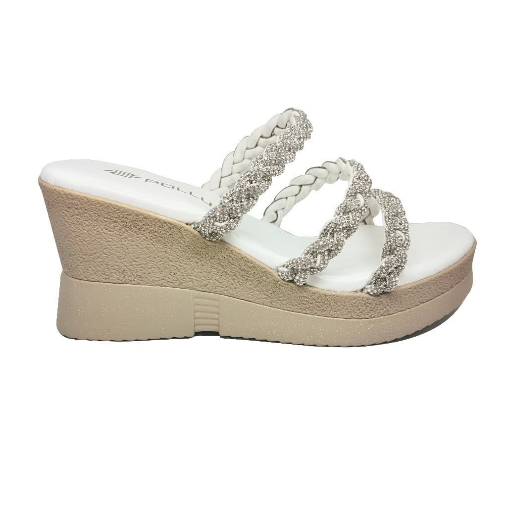 Thumbnail gambar ke-8 produk Pollux WPOKS 10 Sandal Wedges | Wedges Slip On Wanita Bahan Kulit
