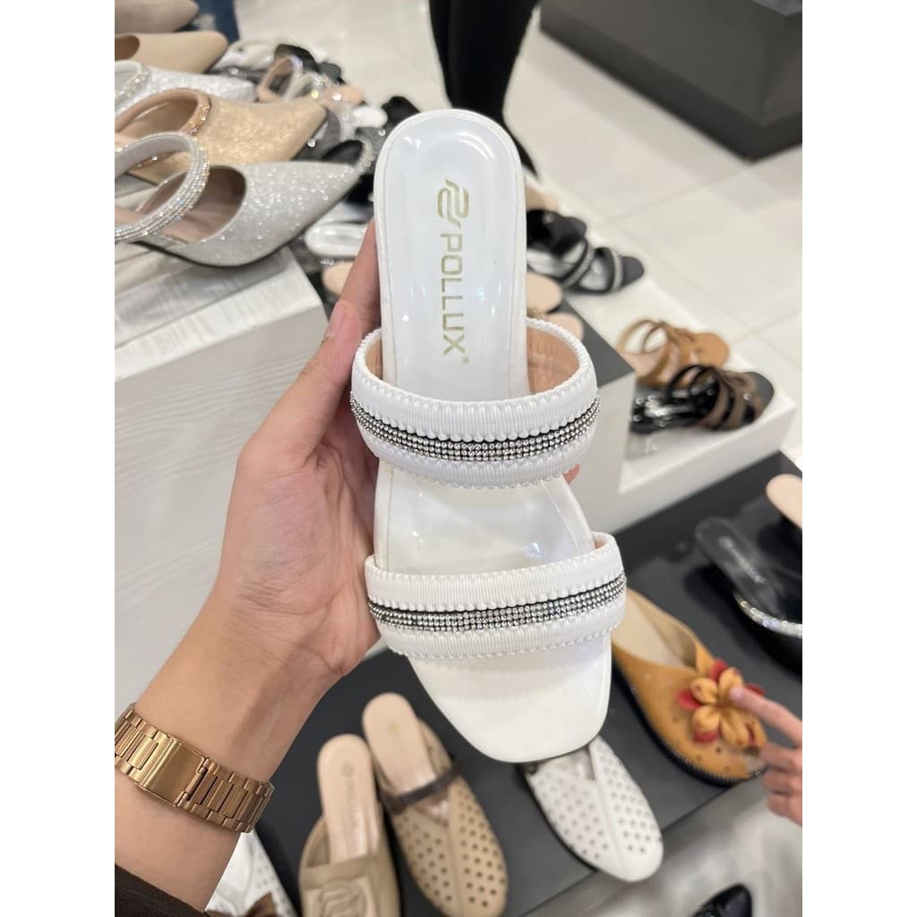 Gambar ke-4 produk Pollux Simpilcity Wpoeo 48- Clear Heels | Heels Transparan | Sepatu Heels Wanita | Heels Casual 7Cm