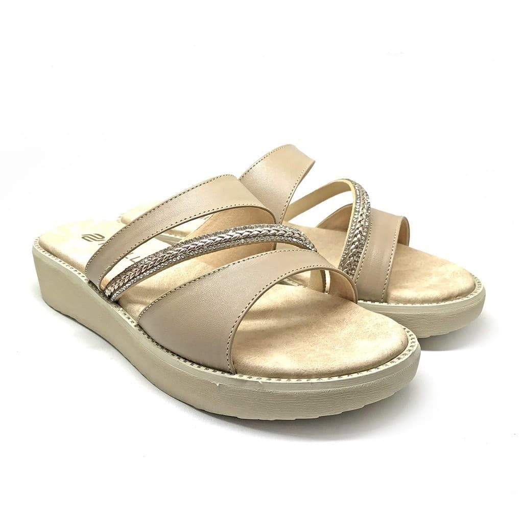 Gambar produk Pollux WPOKZ 28 - Sandal Wedges | Wedges Wanita | Sandal Kulit Wanita