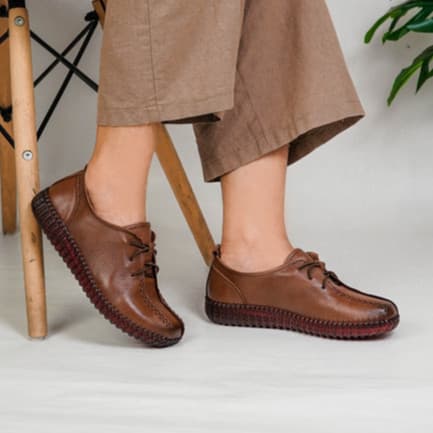 Gambar ke-7 produk Pollux Monday WBB 2382- Sepatu Flat Wanita Bahan Kulit