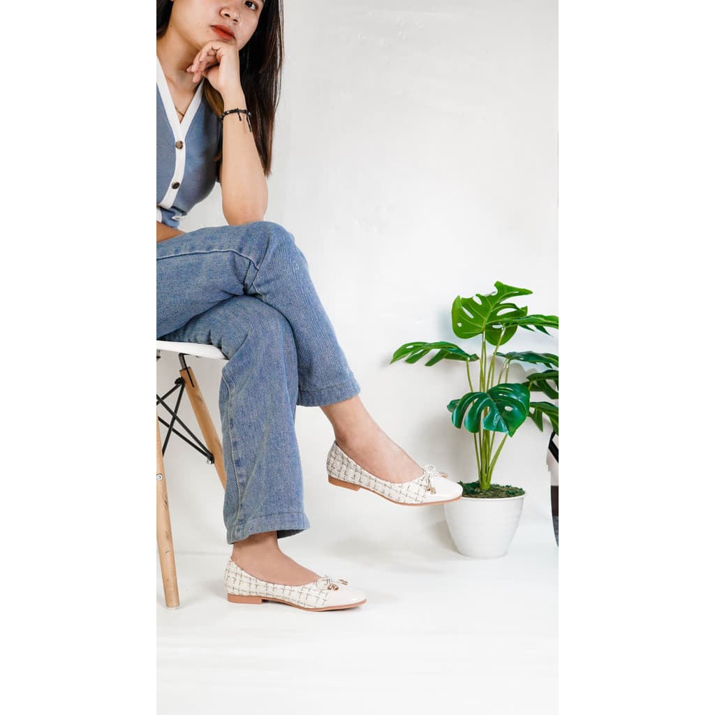 Thumbnail gambar ke-9 produk Mecer Classic WYH 65F1 Sepatu Kerja Wanita | Sepatu Kantor Wanita | Sepatu Kuliah | Flat Shoes Kekinian