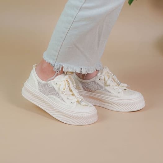 Thumbnail gambar ke-7 produk Pollux Play WBB 61002 - Casual Sneakers Knitting Upper | Vulcanized Women Sneakers