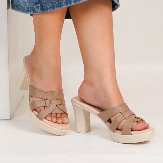Thumbnail gambar ke-5 produk Pollux Classic WPOGP 33 - Heels Wanita Bahan Kulit Asli Tinggi  Hak 9Cm