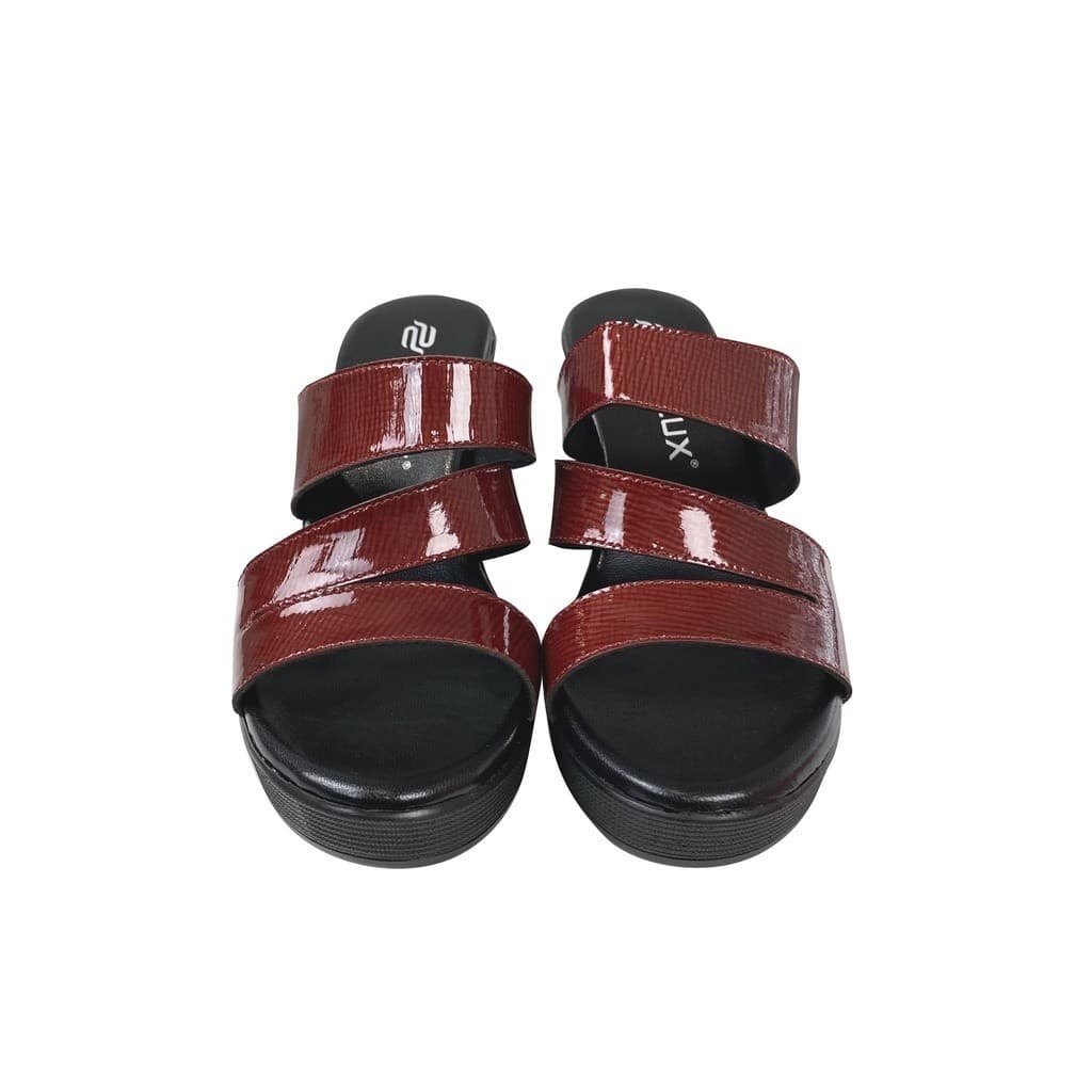 Thumbnail gambar ke-4 produk Pollux Classic Wpogn 15 - High Heels Wanita Kekinian Hak Chungky Bahan Kulit