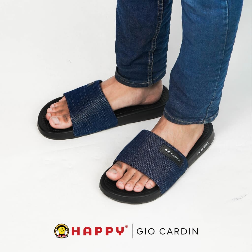 Gambar produk Gio Cardin SGIAD Sandal Selop Pria Kekinian Dan Sangat Nyaman Di Pakai | Sandal Slide Slip On