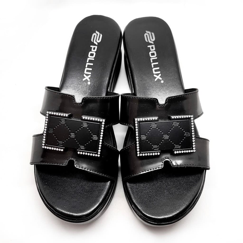 Thumbnail gambar ke-5 produk Pollux Daily Wpoco 63 | Sandal Wedges | Sandal Wanita Daily | Wedges Bahan Kulit