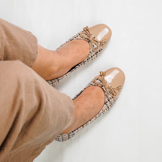 Thumbnail gambar ke-6 produk Mecer Classic WYH 65F1 Sepatu Kerja Wanita | Sepatu Kantor Wanita | Sepatu Kuliah | Flat Shoes Kekinian