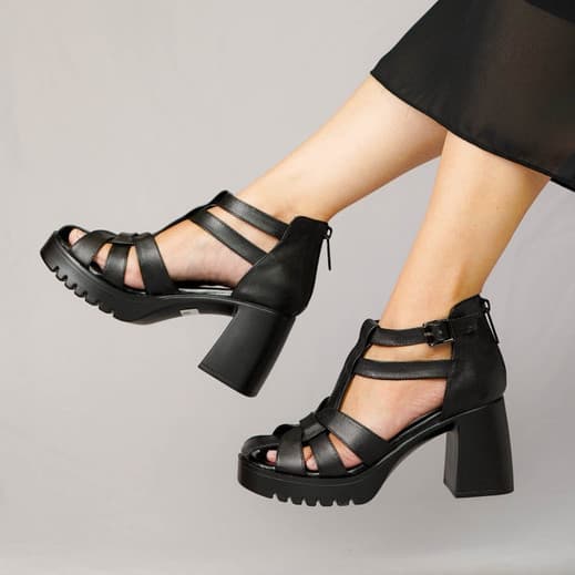 Thumbnail gambar ke-7 produk Pollux Bold WPOAY 24 - Sepatu Sandal Heels Wanita Kekinian | Heels Wanita Bahan Kulit Asli